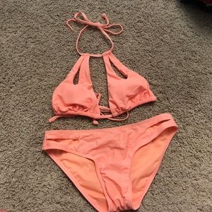 Orange bikini